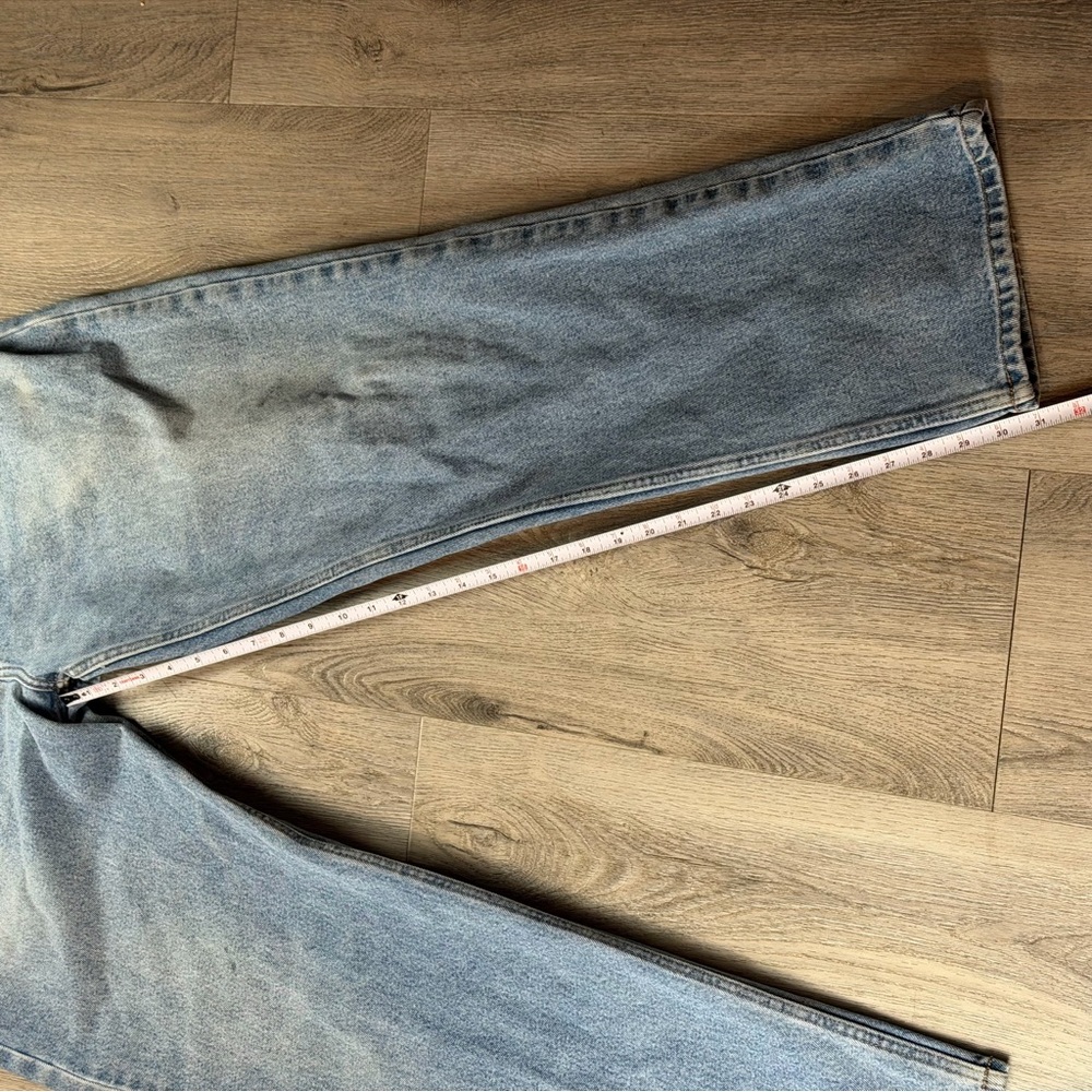 Vintage 90’s Chaps Ralph Lauren Jeans Mens 38x32 Relaxed Straight Denim Y2K Blue - Picture 10 of 13